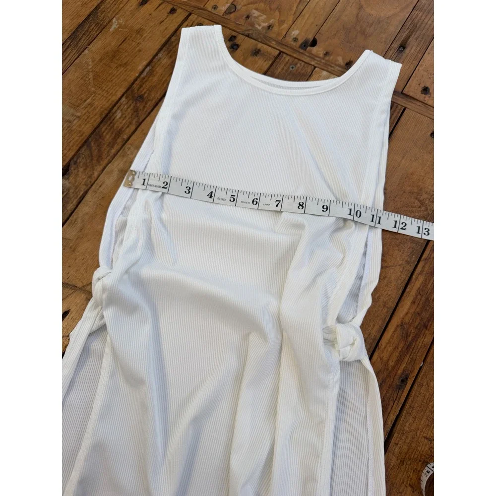 Ribbed Maxi Dress Women S Ruched Bodycon Minimalist Coastal Quiet Luxury